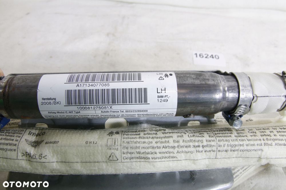 kurtyna poduszka airbag lewa oryginał mini cooper one r56 2007-2014 - 2