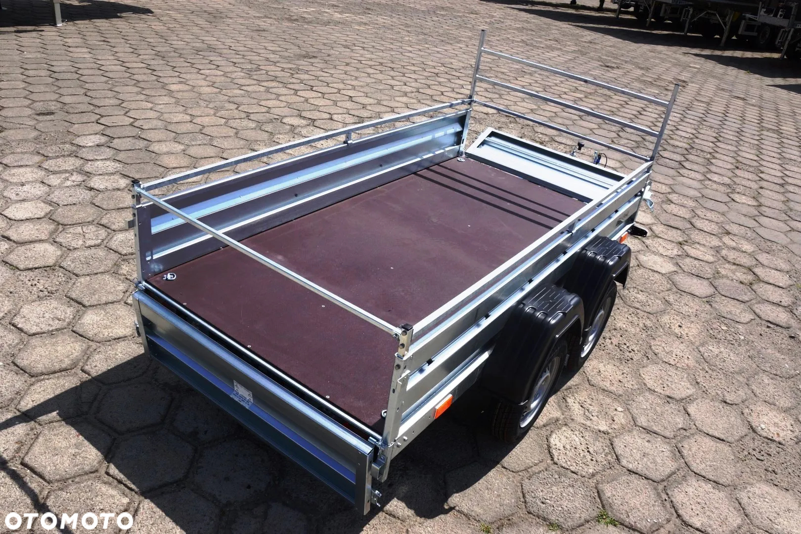 Zaslaw 2 osie, przyczepa 750 KG BURTY UCHYLNE OCYNK !!! - 11