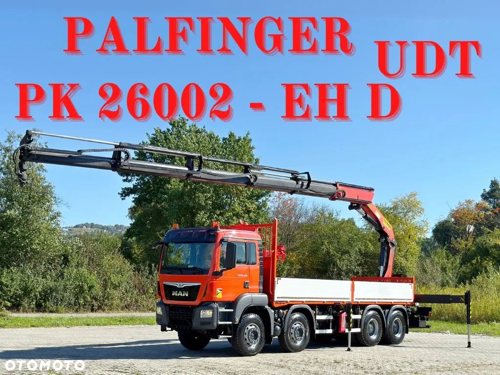 MAN TGS 35.400 * SKRZYNIA 6,80m * PK 26002 - EH D + PILOT * 8x4 * STAN BDB - 1