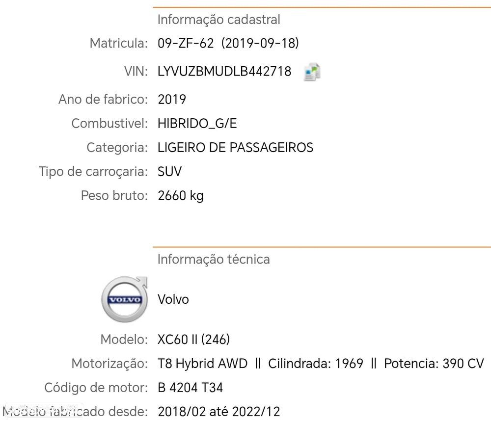 Volvo XC 60 2.0 T8 PHEV Inscription AWD - 20