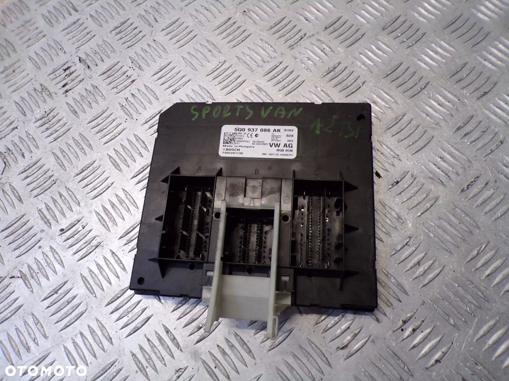 MODUŁ STEROWNIK KOMFORTU VOLKSWAGEN SPORTSVAN 5Q0937086AK - 1