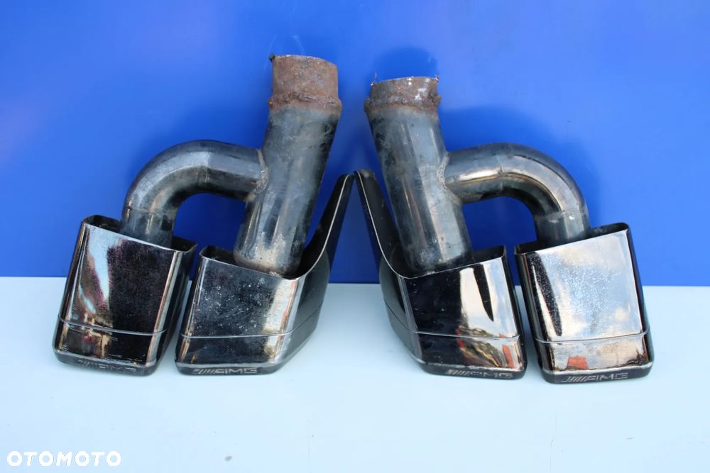 2x Końcówka końcówki wydechu AMG OE Mercedes CL W216 C216 Lift - 7
