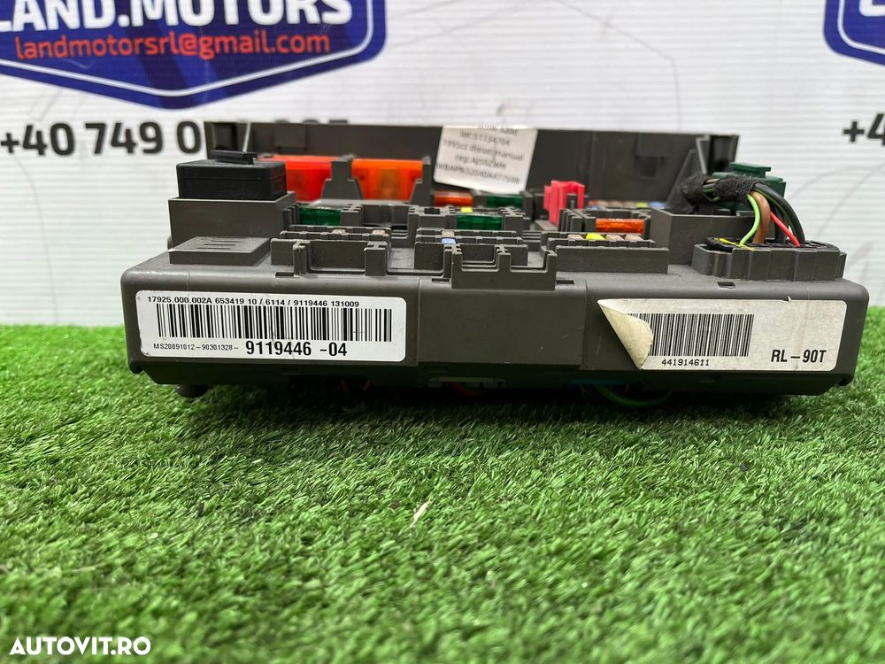 TABLOU PANOU SIGURANTE BMW 320D SERIA 3 E90 LCI 2.0 DIESEL 2009 COD OEM 9119446 911944604 2005-2013 - 6