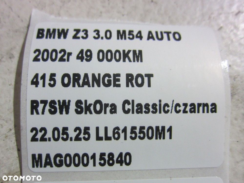 BMW Z3 E36 CABRIO PAŁĄK BEZPIECZEŃSTWA KAPOTAŻ 54618401335 54618401336 - 14