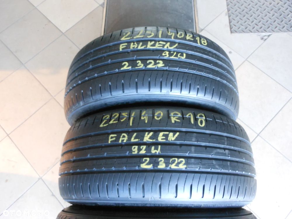 Opony 225/40r18 falken ziex ze 914b ecorun 6.7mm lato komplet - 3