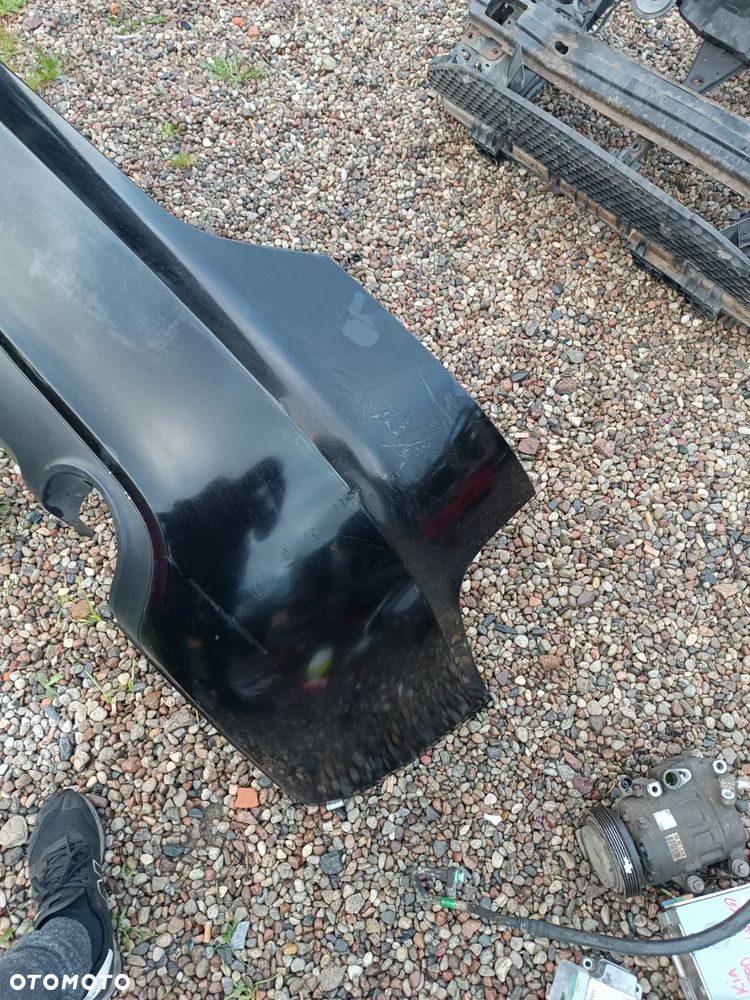 AUDI A6 C6 SEDAN LY9B CZARNY ZDERZAK TYŁ TYLNY - 3