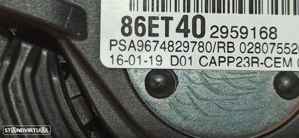 POTENCIÓMETRO PEDAL ACELERADOR CITROEN JUMPY FUGÓN CLUB XS - 4