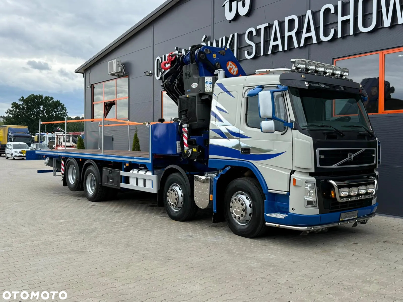 Volvo FM FH 450 8x4 8x2 // dzwig PM65 rok 2016 !!! 22 TONY !!+ platforma // kran crane żuraw hds - 15