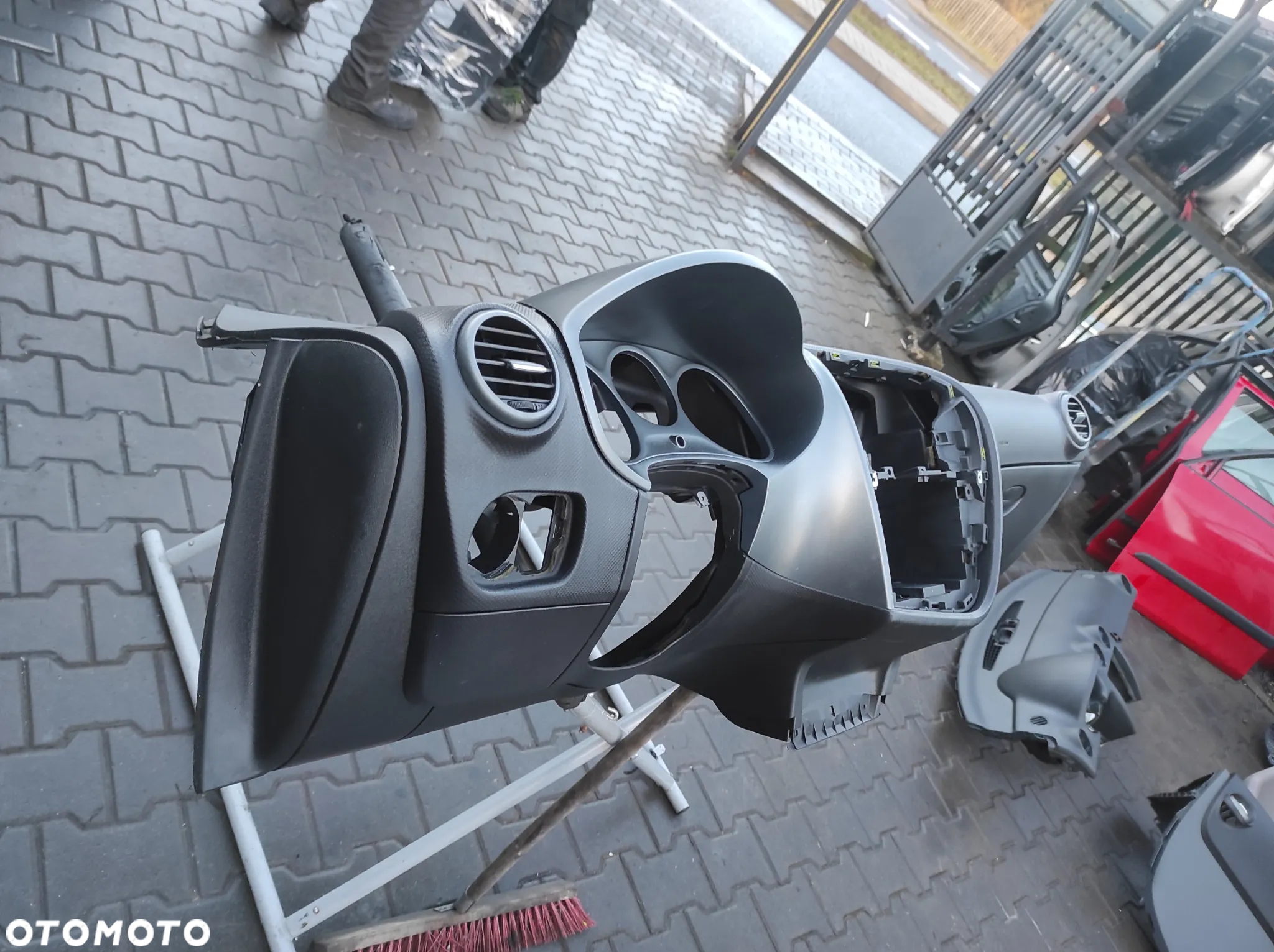 DESKA ROZDZIELCZA KOKPIT KONSOLA CZARNA AIRBAG SEAT LEON 2 LIFT FR CUPRA MS DESIGN 1P0 ZESTAW WYSYŁKA !!!!! - 4