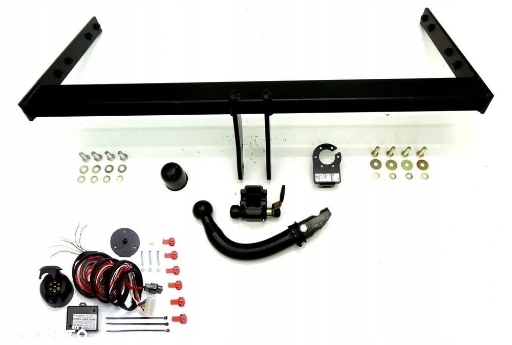 SŁUPSK AUTO HAK HOLOWNICZY do AUDI A3 2 II 8P 3+5D od 2008 do 2012 + MODUŁ 7 PIN + WIĄZKA ORYGINAŁ - 9