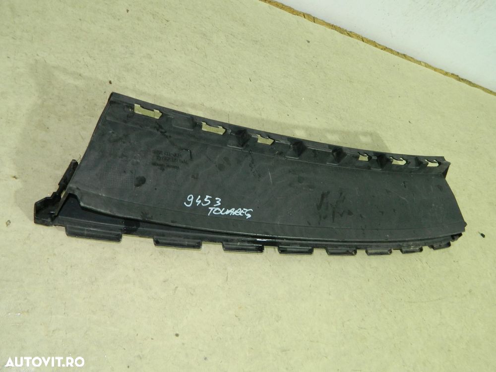 Priza aer  /  Tunel aer  /  Deflector aer inferior bara fata, VW Touareg, 2010, 2011, 2012, 2013, 2014, 2015, , 7P6121293C - 5