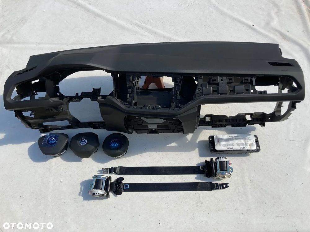 VW POLO 2G DESKA KONSOLA KOKPIT PULPIT PÓŁKA PARAPET PODUSZKI POWIETRZNE KIEROWCY PASAŻERA PODUSZKA POWIETRZNA FOTELA AIR BAG W FOTEL KURTYNA KURTYNY AIRBAG PASY PAS naprawa regeneracja NA WYMIANĘ OD RĘKI Raz2 !!! - 2