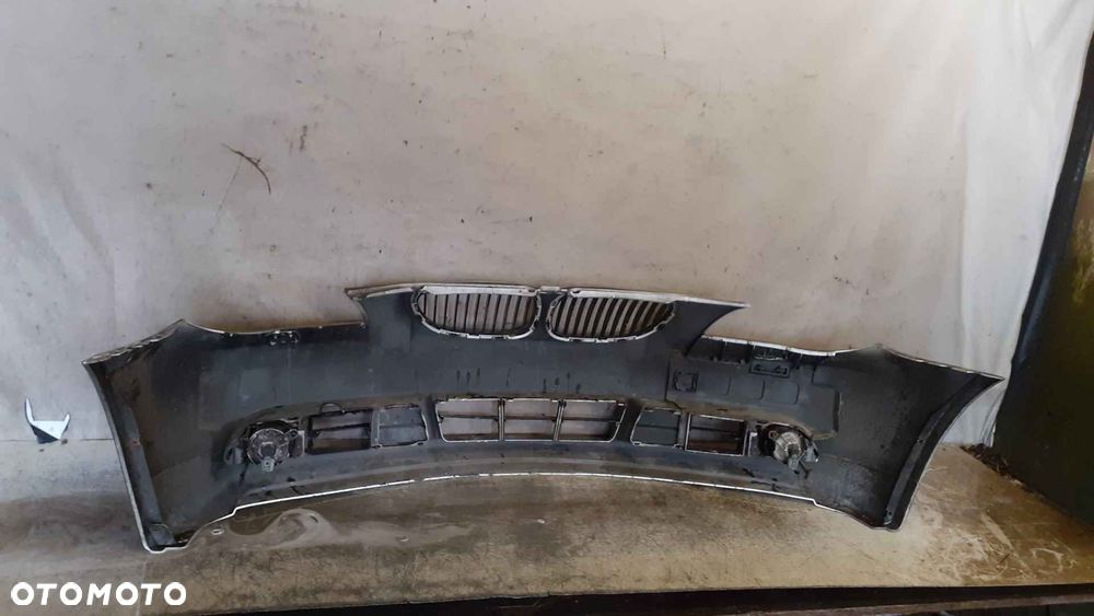 ^ ZDERZAK PRZÓD PRZEDNI BMW E60 / E61 5 SERIA 5 XENON SPRYSKIWACZE AMETHYSTGRAU METALLIC HALOGENY - 5