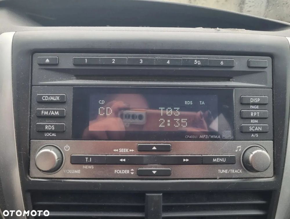 SUBARU FORESTER III 08-13 2009 r. radioodtwarzacz RADIO  ** - 1