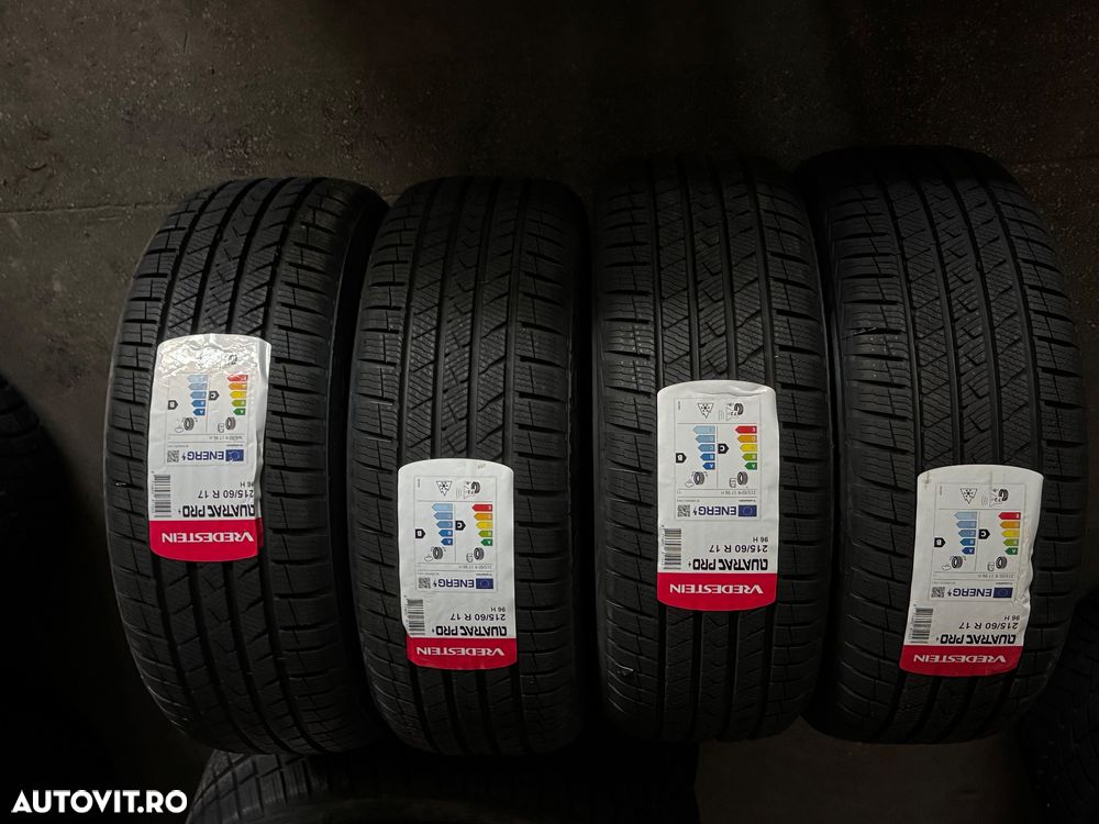 Vând 4 anvelope 215/60/17 vredestein allseason noi - 1