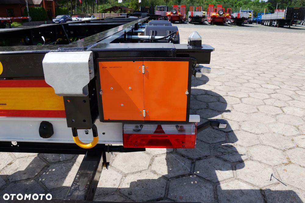 Inny super lekka i wytrzymała naczepa do przewozu kontenerów, kontenerowa, 40-45FT - SAF HOLLAND - ALUFELGI - 27