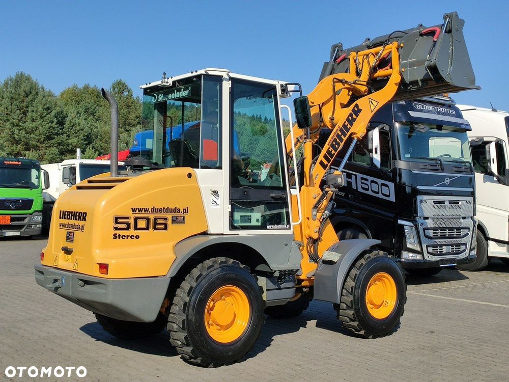 Liebherr L 506 STEREO Szybkozłącze / Łyżka Krokodyl + Widły Waga 6300kg - 15