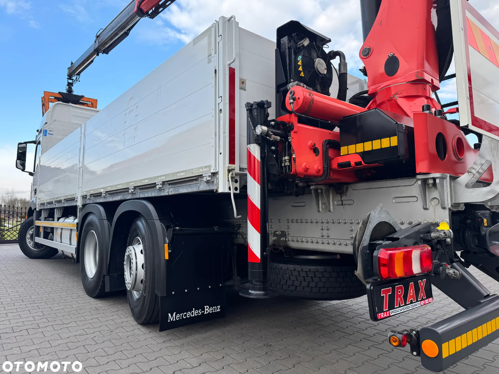 Mercedes-Benz Actros 2545 6x2 HDS Palfinger 21001L, OŚ SKRĘTNA, SUPER STAN !!! - 12