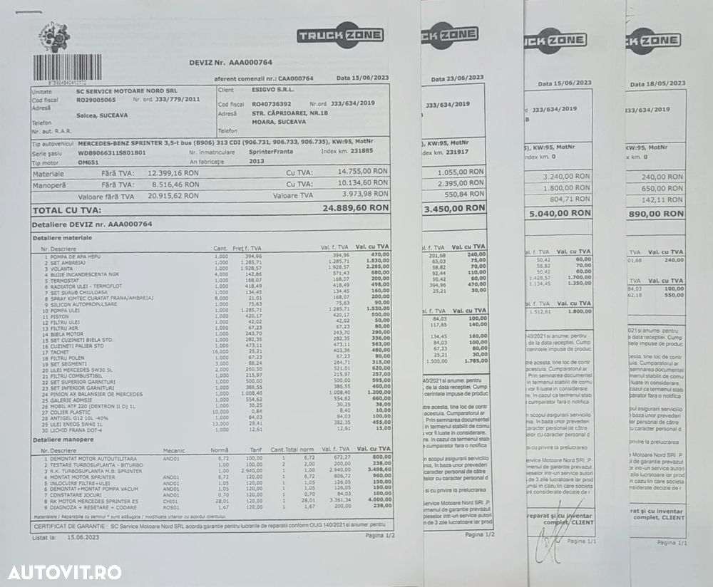 Mercedes-Benz Sprinter 313 Furgon Bus Duba - 6