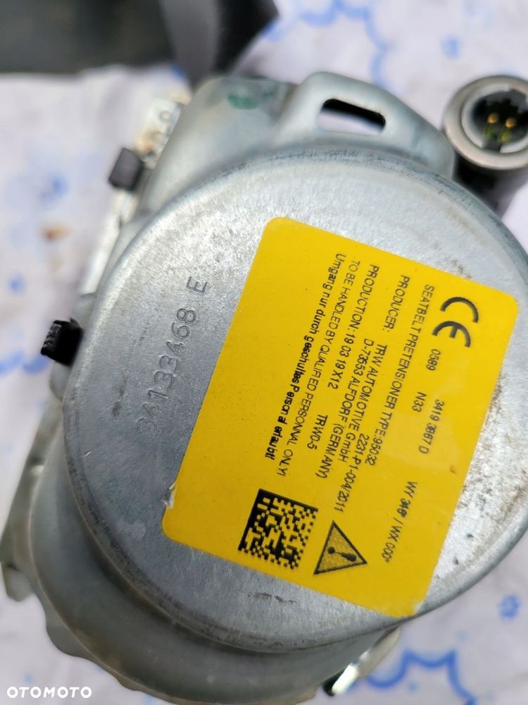 BMW 5 G30 G31 G32 PASY BEZPIECZEŃSTWA LEWYPRAWY - 7