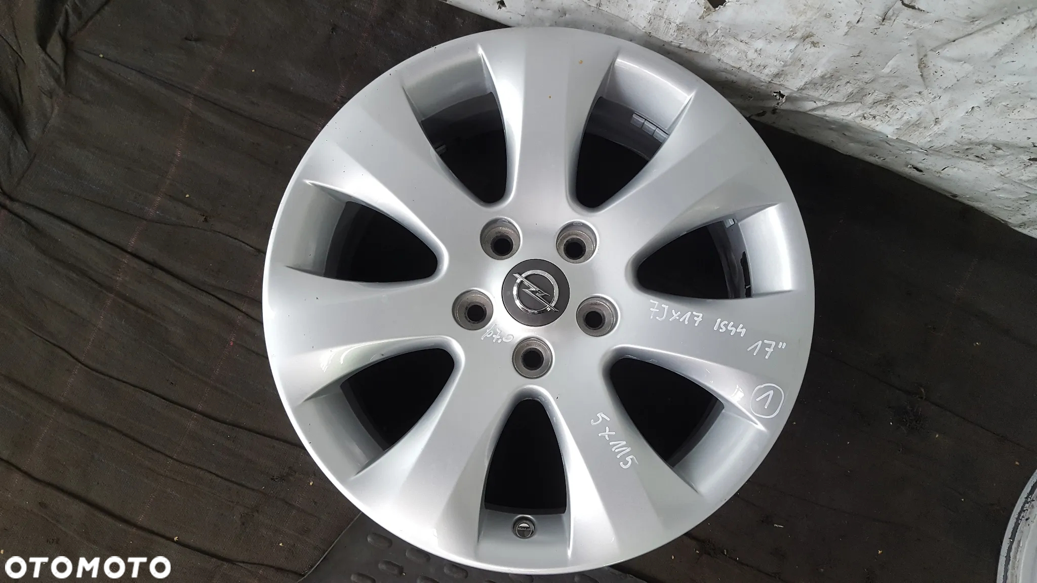 FELGI 5x115 7Jx17 CALI ET44 OPEL ASTRA MOKA INSIGNIA KOMPLET - 2