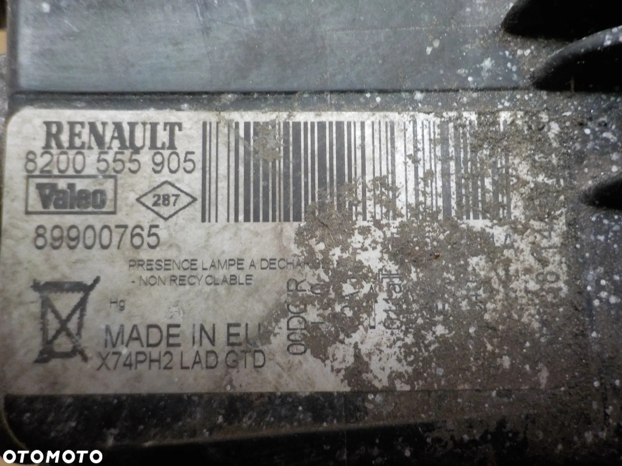 RENAULT LAGUNA II LIFT LAMPA LEWA PRZÓD XENON EUROPA 8200555905 - 6