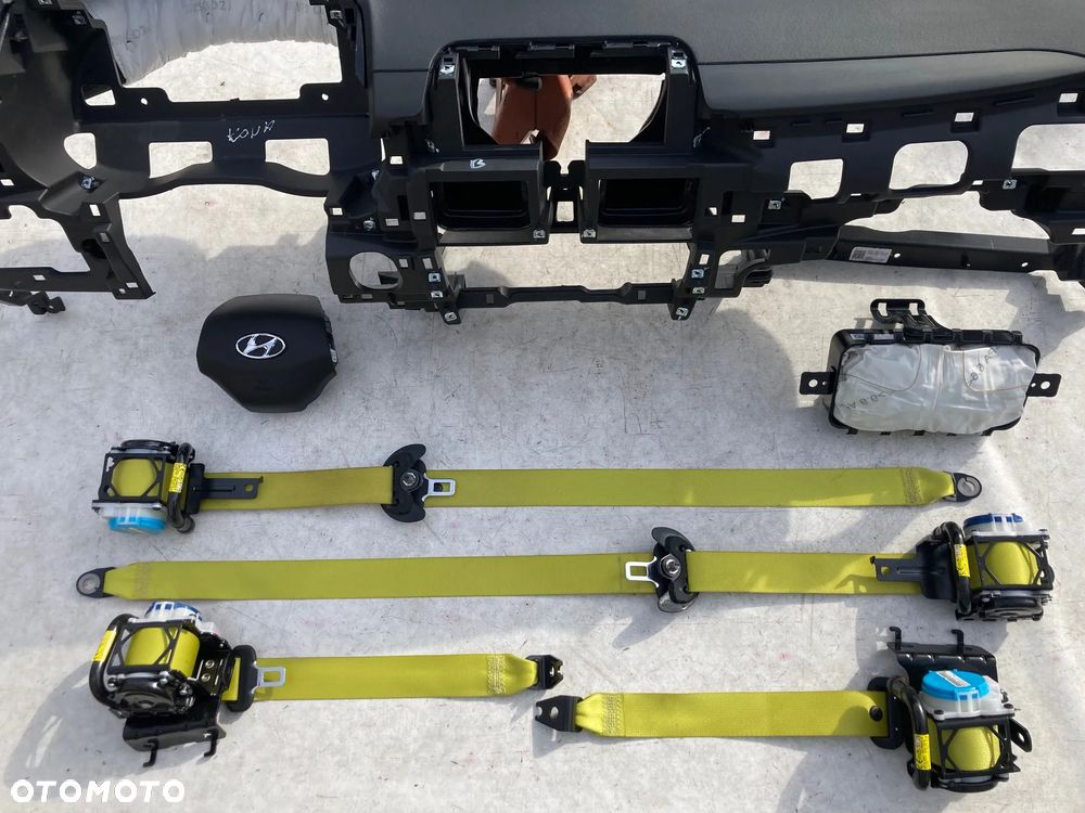 HYUNDAI KONA DESKA KONSOLA KOKPIT PULPIT PÓŁKA PARAPET AIR BAG SRS PODUSZKI POWIETRZNE KIEROWCY PASAŻERA AIRBAG Okazja Sprawdź Raz2 !!! - 5
