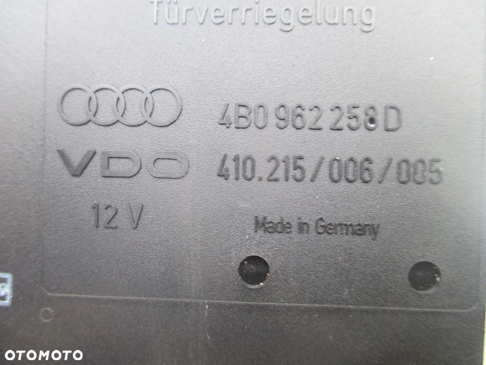 Moduł komfortu AUDI A6 C5 4B0962258D - 2