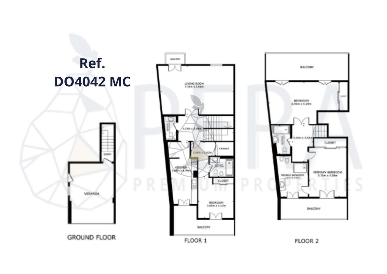 Moradia em banda em fase final de renovação, possui 3 quartos, 4 casas - Grande imagem: 4/50
