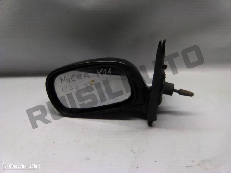 Espelho Retrovisor Esquerdo Manual  Nissan Micra Ii (k11) [1992 - 1