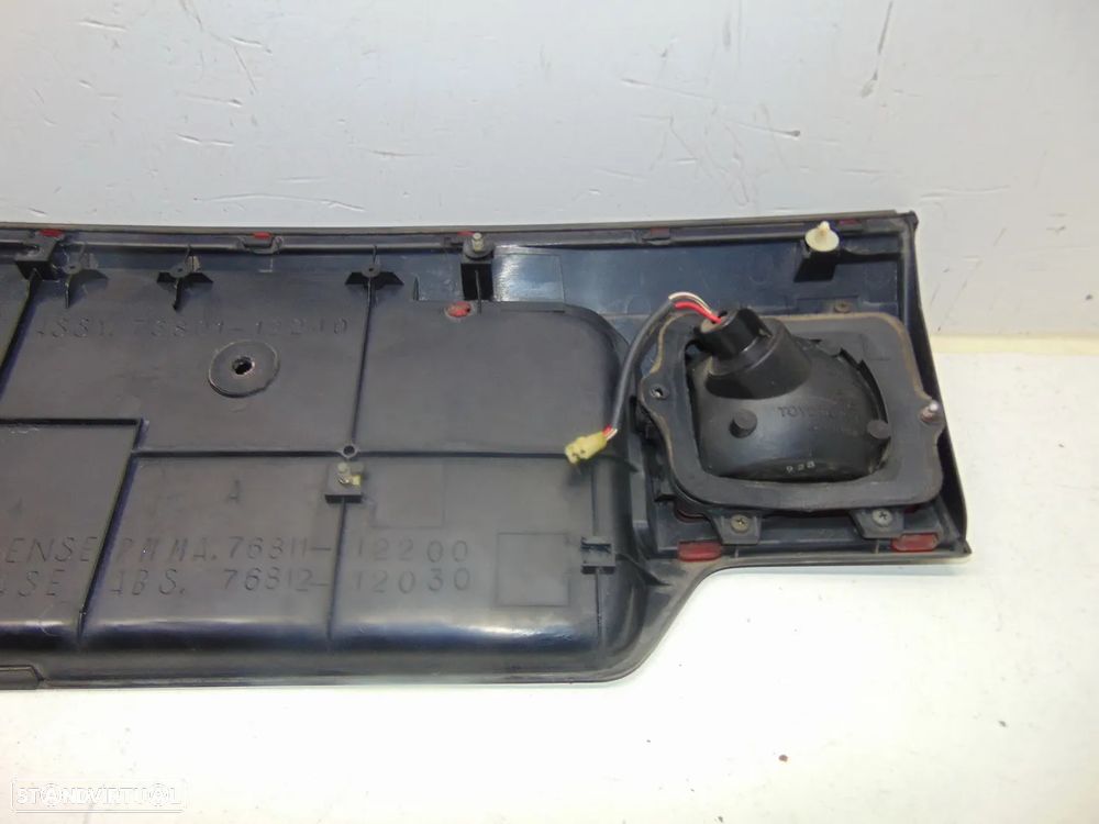 Toyota Corolla GL Liftback placa refletora - 6