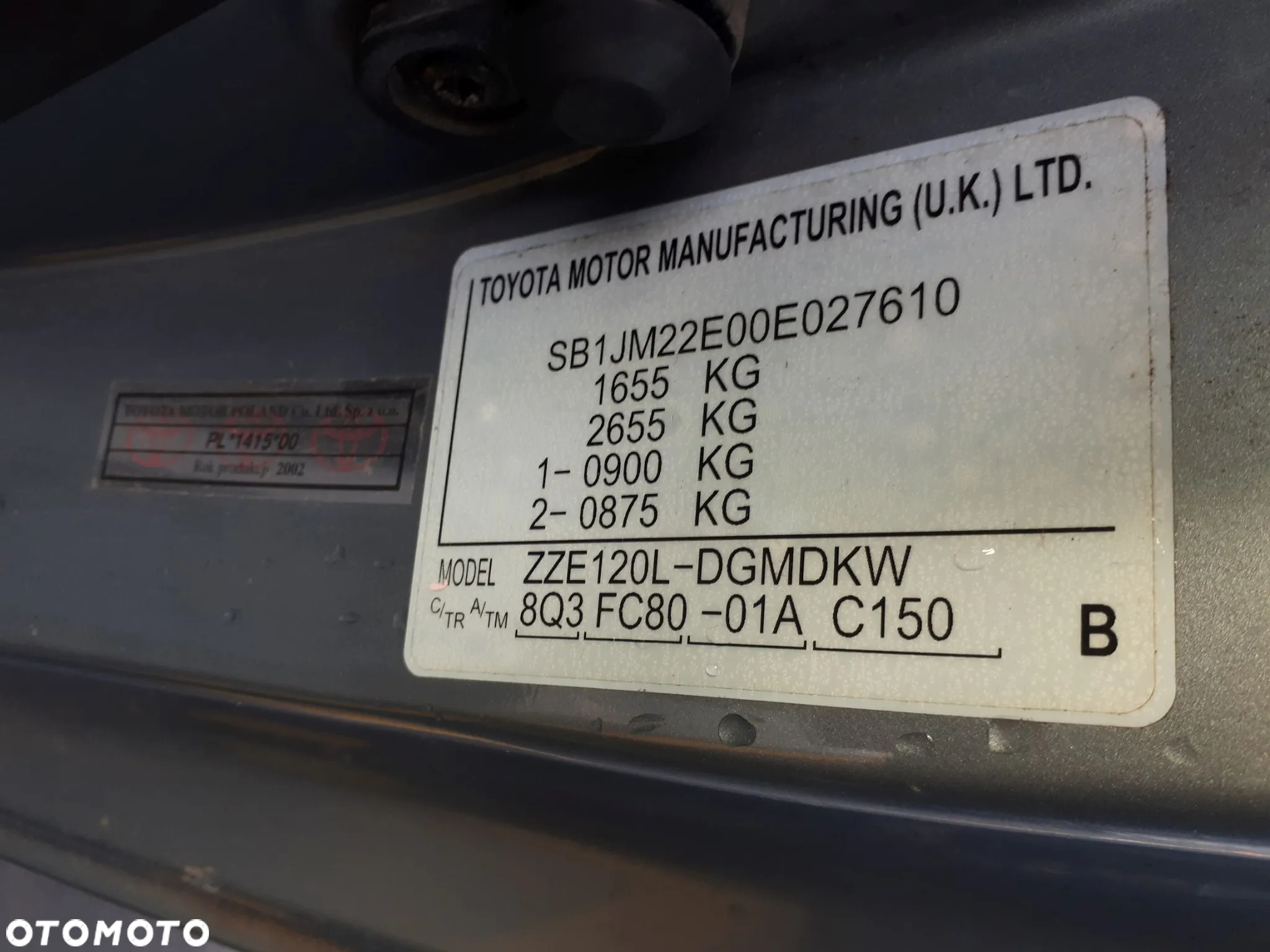 TOYOTA COROLLA E12 3D 1.4 16V 01-04 RADIO ORYGINALNE - 20