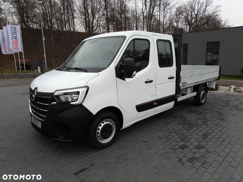 Renault MASTER SKRZYNIA PODWÓJNA KABINA DOKA 7 MIEJSC TEMPOMAT NAWIGACJA LEDY KLIMATYZACJA  135KM - 7