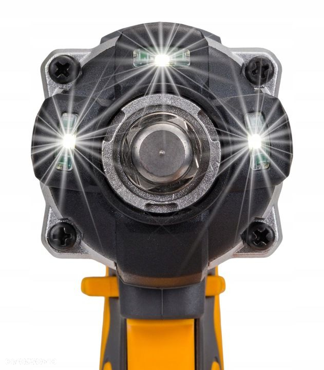 KLUCZ UDAROWY AKUMULATOROWY 20V 350NM 1/2" ADAPTER WALIZKA 4 NASADKI DO KÓŁ - 7