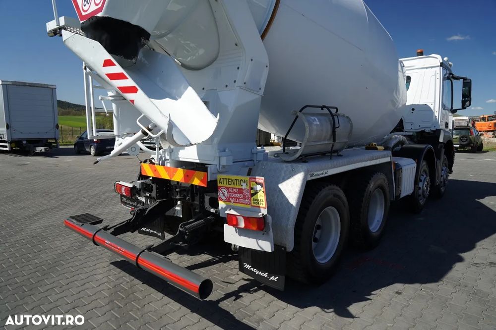 Mercedes-Benz AROCS 3240 / 9M3 BETONIERĂ / 8x4 / SCHWING STETTER / HARDOX / JANTE DIN ALIAJ / 12.2021 - 16