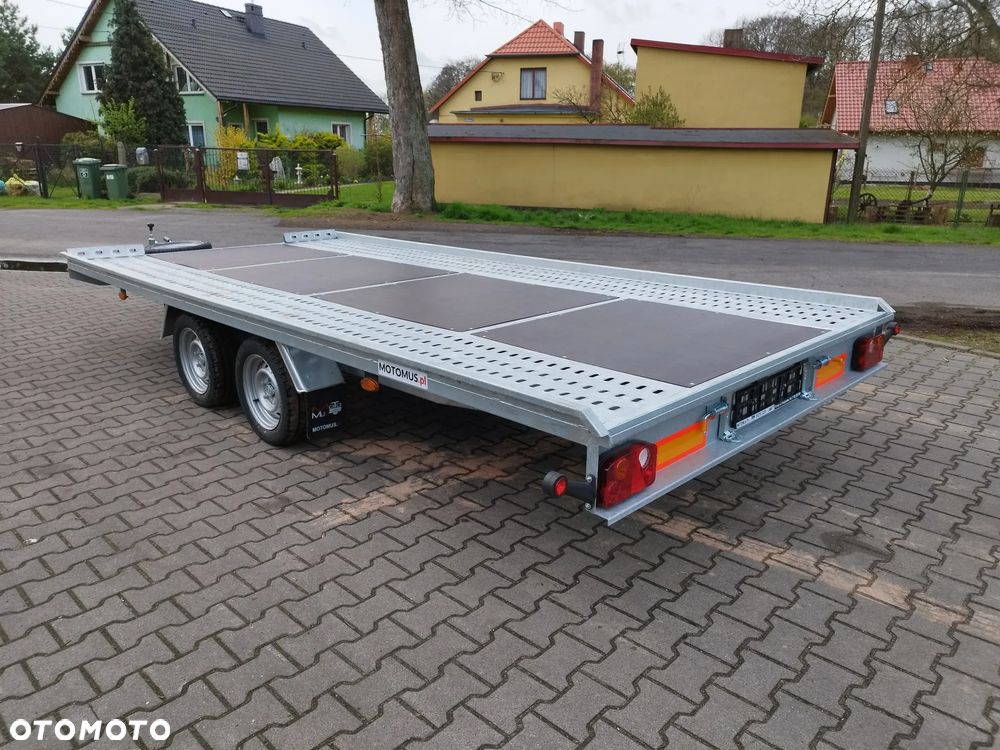 Niewiadów Laweta Niewiadów Mars SM 4,5x2,1m płaska wypełniona sklejką DMC 2700kg 2 osie koła 195R13C spawana rama mocna - 6