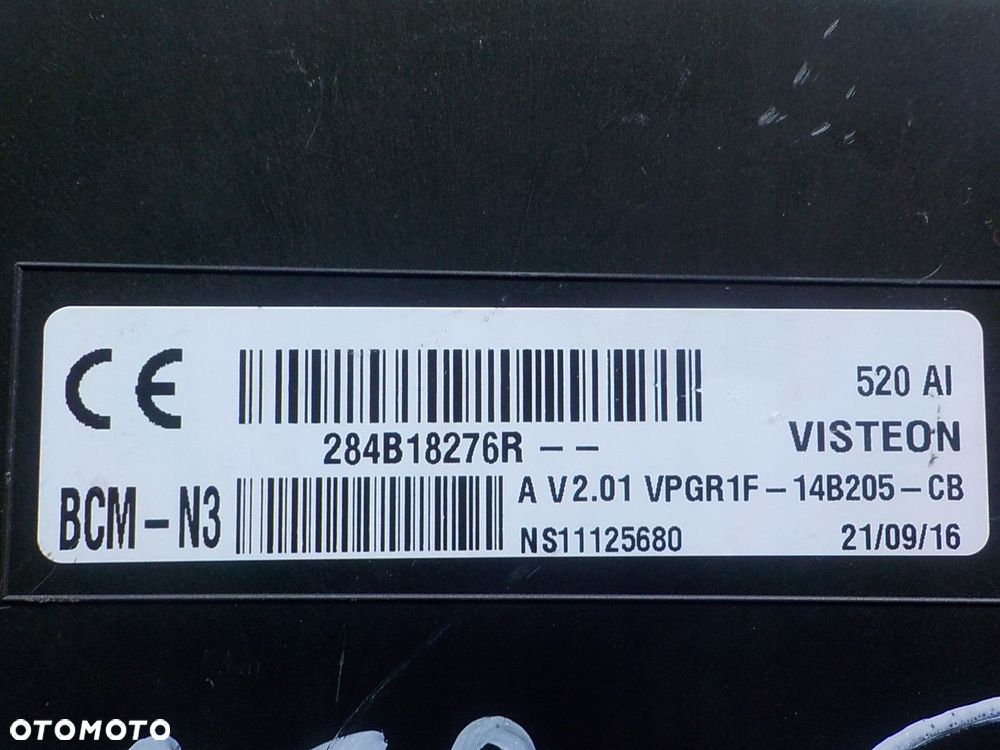 MERCEDES CITAN 1.5 CDI 16r VAN LONG modul sterownik komfortu 284B18276R - 7