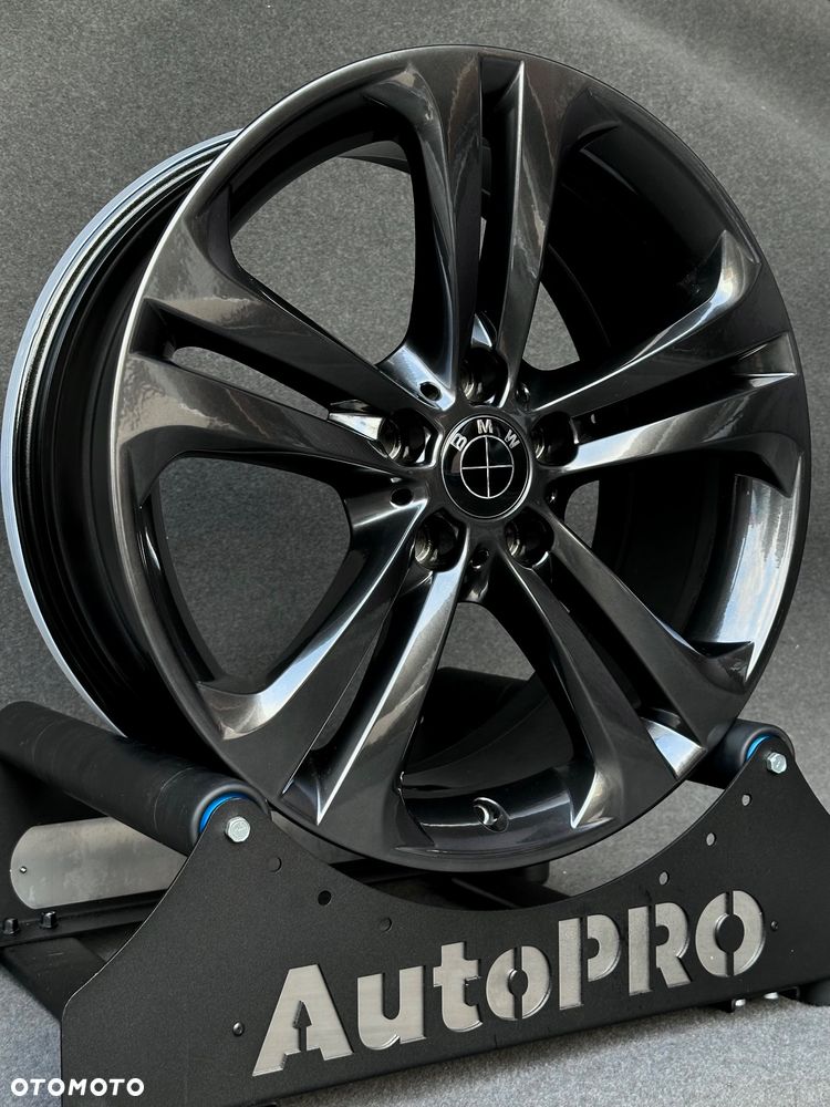 Oryginalne felgi BMW 19 5x120 3 F30 F32 F36 alufelgi Styling 8j ET36 8.5j ET47 F10 Z3 Z4 E46 X1 X3 E83 E90 F34 GT F01 F12 F20 F22 E87 E81 JR ciemny grafit dwie szerokości Radom oryginał black chrome - 1
