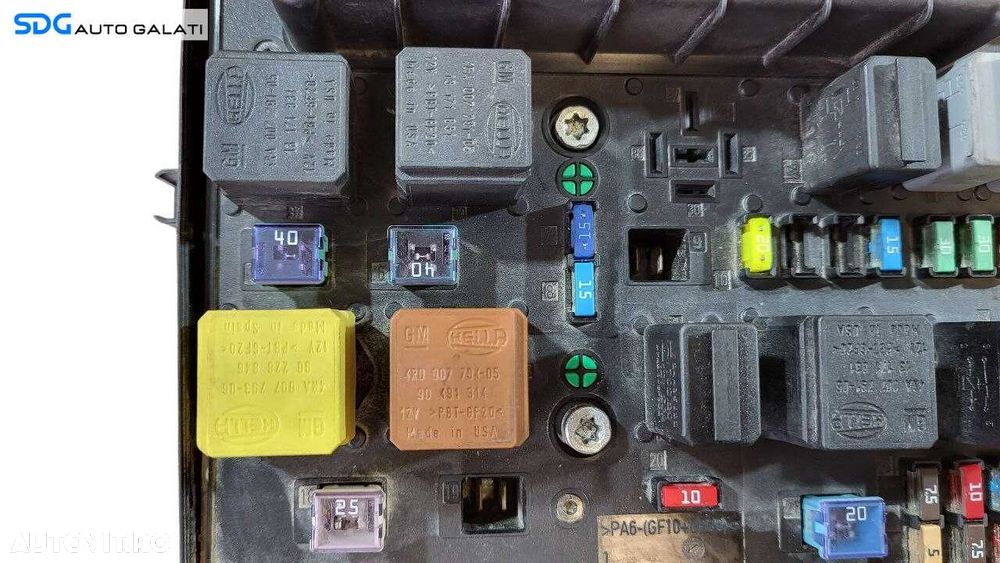 Panou Tablou Relee Sigurante Opel Zafira B 2005 - 2011 Cod 13206748GU 5DK008668-48 [L8063] - 4