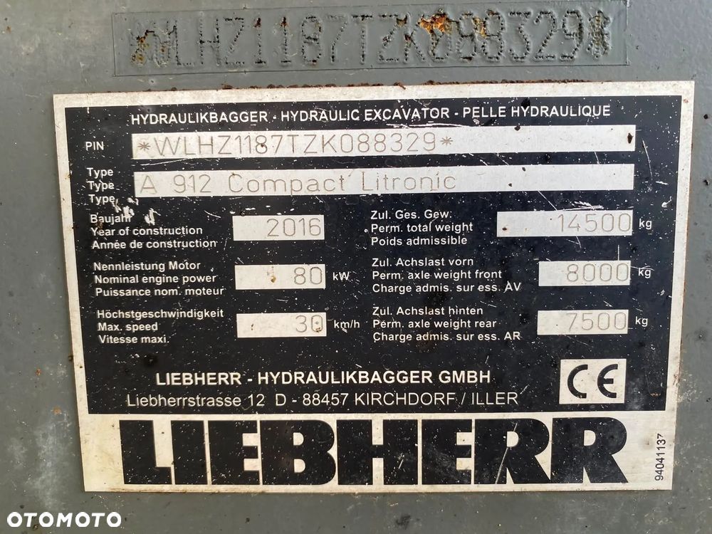 Liebherr A 912 Compact Litronic 2 Łyżki + Widły - 17