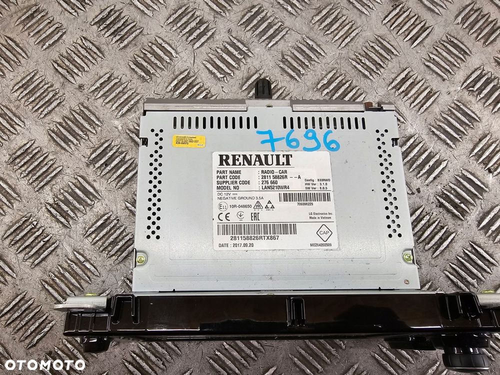 renault clio iv radio nawigacja 281158826r - 2