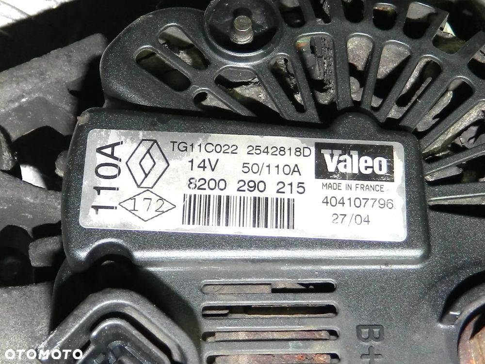 Grand Scenic II Scenic II Megane II Laguna II alternator 1.9 dCi 2.0 16V - 5