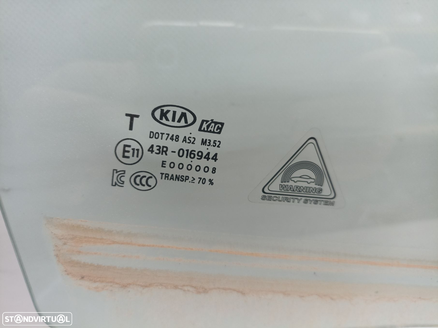 Vidro porta frente direita KIA Stonic (YB) - 2
