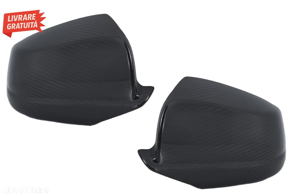 Capace oglinzi BMW Seria 5 F07 F10 F11 F18 Pre-LCI (2011-2013) Carbon Real- livrare gratuita - 1