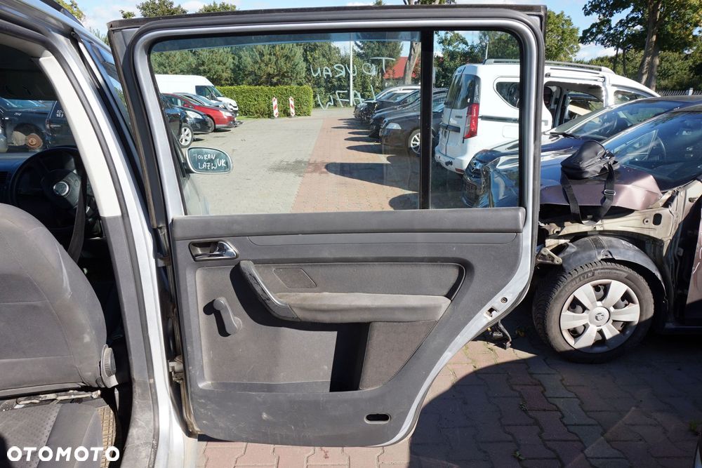 DRZWI TYLNE LEWE TOURAN I 1T LA7W  SREBRNY VOLKSWAGEN 2003-2006 - 5
