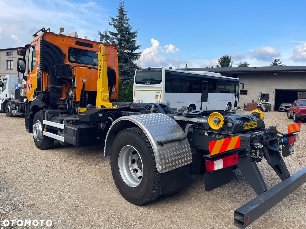 Renault C 440 Kerax Premium Hakowiec PALFINGER T15  Czołownica pojazd specjalny zimowego utrzymania dróg - 17