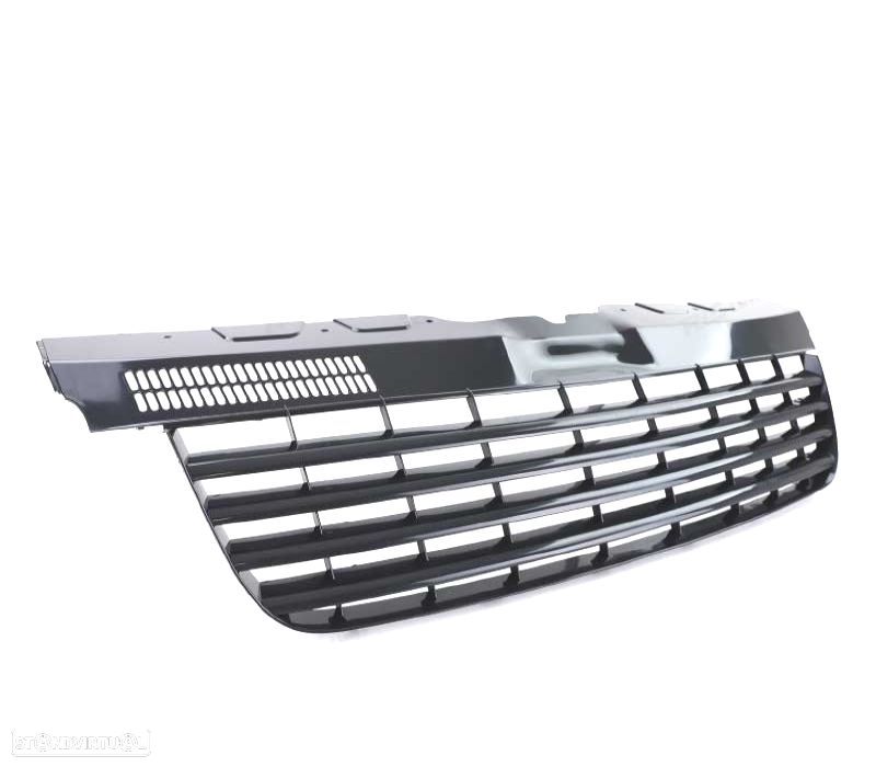 GRELHA FRONTAL VOLKSWAGEN VW T5 TRANSPORTER 04-09 PRETO BRILHANTE - 3
