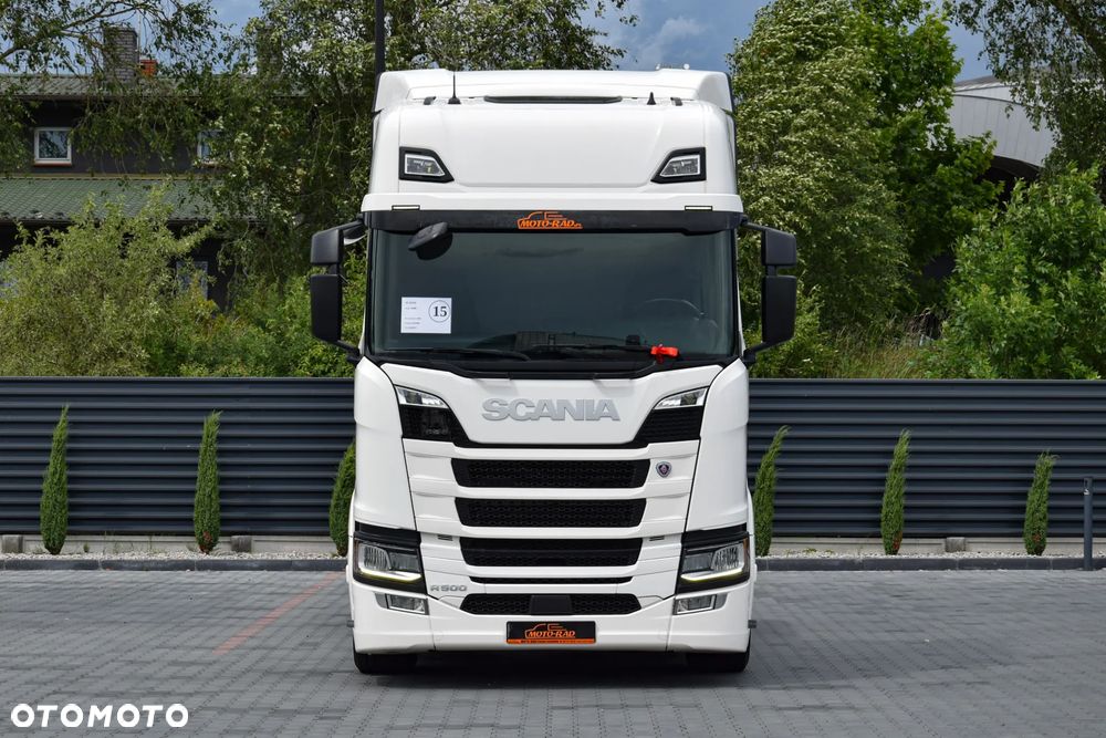 Scania R500 / RETARDER / KLIMATYZACJA POSTOJOWA / ACC / KLIMA / FULL LEDY / FULL SPILERY / 2 ZBIORNIKI PALIWA / SERWISOWANA / SPROWADZONA - 2