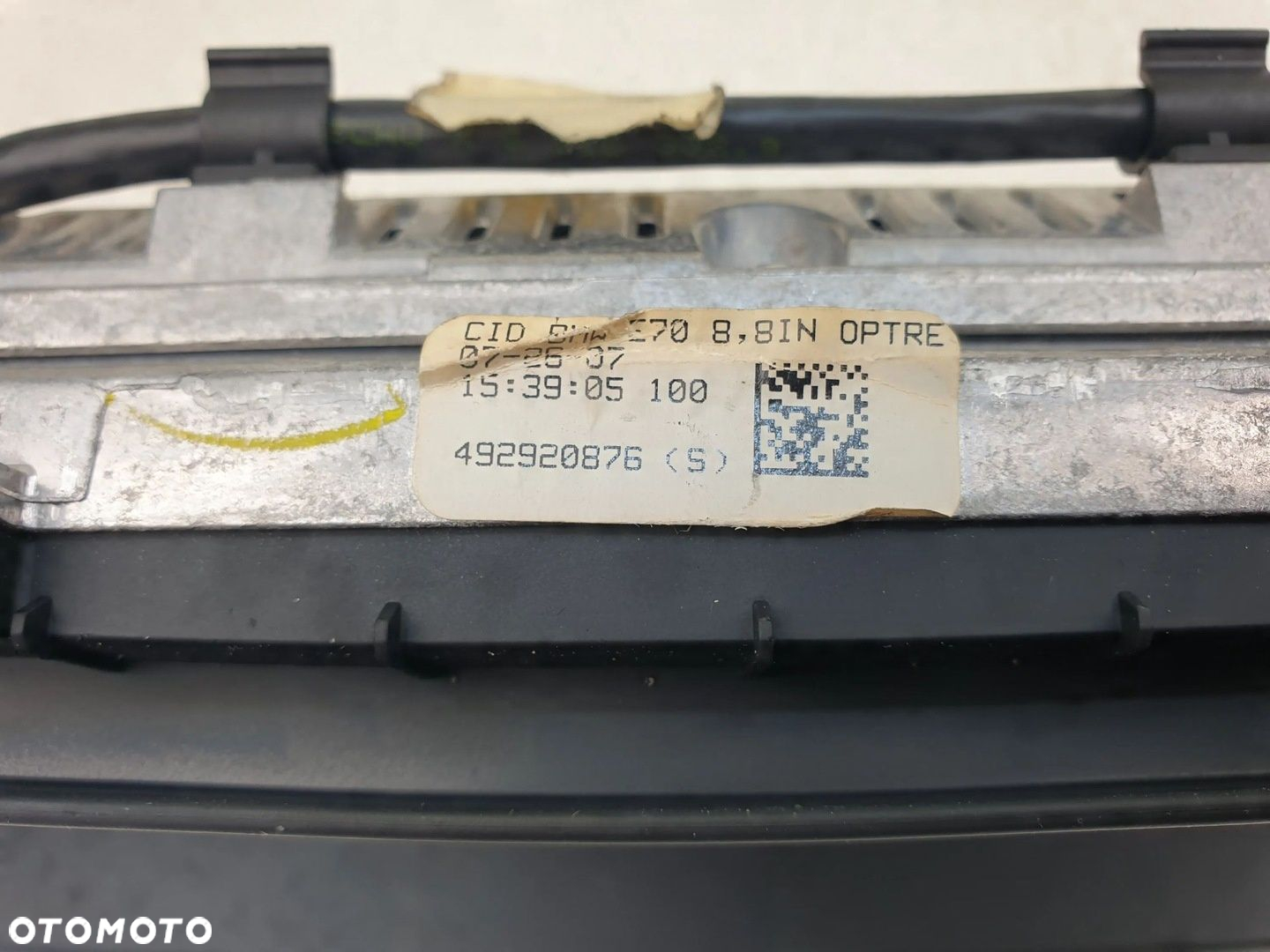 BMW X5 E70 WYŚWIETLACZ MONITOR RADIA NAWIGACJI GPS 1562205 - 5