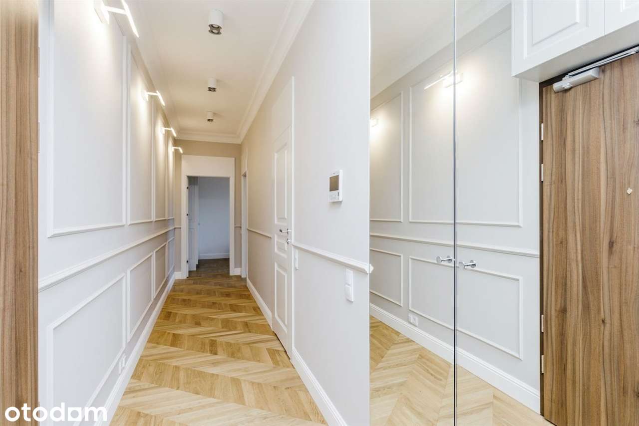 widok na panoramę miasta | art deco design